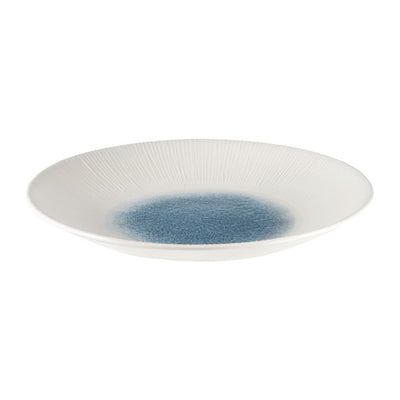 Churchill Bamboo Centre Print Deep Coupe Plates Topaz Blue 281mm (Pack of 12)