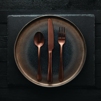 Olympia Cyprium Copper Dessert Spoon (Pack of 12)
