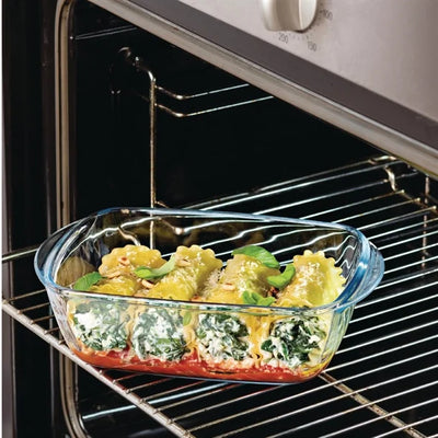 Pyrex Cook and Heat Rectangular Dish with Lid 2.6Ltr