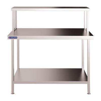 Holmes Stainless Steel Wall Table Welded with Gantry 1500mm