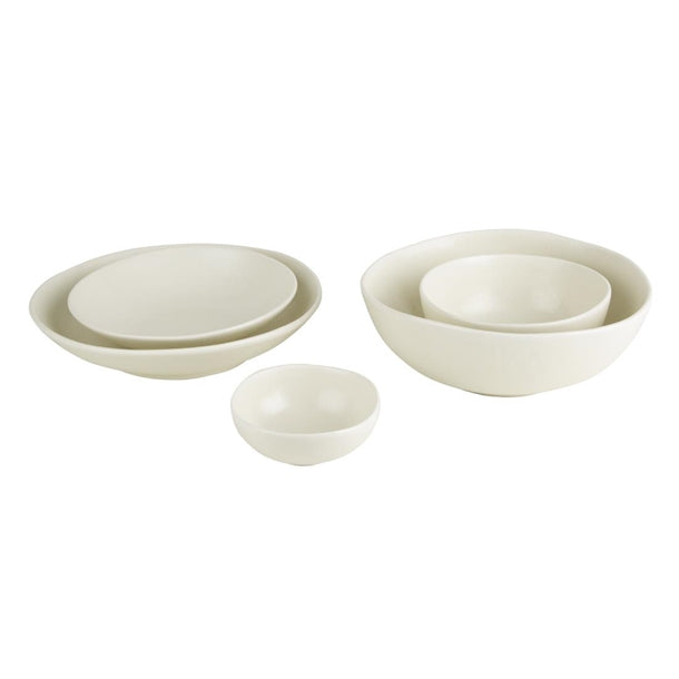 Olympia Build-a-Bowl White Deep Bowls 225mm (Pack of 4)