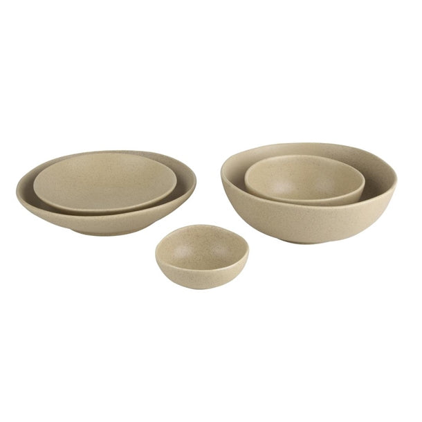 Olympia Build-a-Bowl Earth Deep Bowls 150mm (Pack of 6)