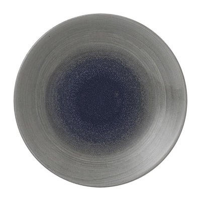 Churchill Stonecast Aqueous Deep Coupe Plates Grey 239mm (Pack of 12)
