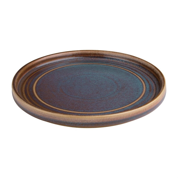 Olympia Cavolo Flat Round Plates Iridescent 180mm (Pack of 6)