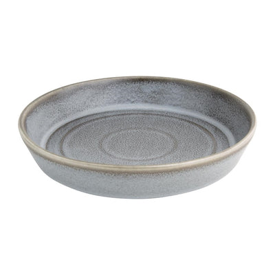 Olympia Cavolo Charcoal Dusk Flat Round Bowls 220mm (Pack of 4)