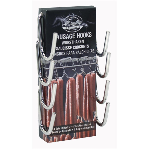 Bradley Smoker Sausage Hooks (4 Pack) – Ideal for Smoking Sausages and Meats