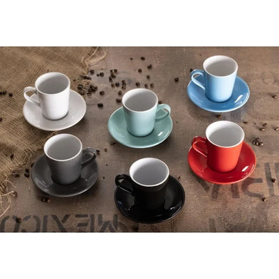 Olympia Cafe Flat White Saucers Blue 135mm (Pack of 12)