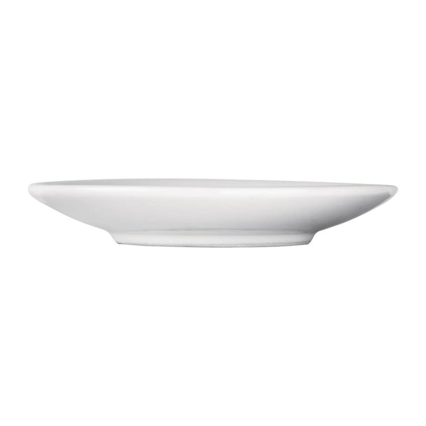 Olympia Cafe Flat White Saucers White 135mm (Pack of 12)