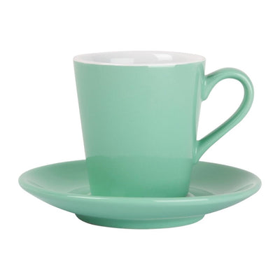 Olympia Cafe Flat White Saucers Aqua 135mm (Pack of 12)