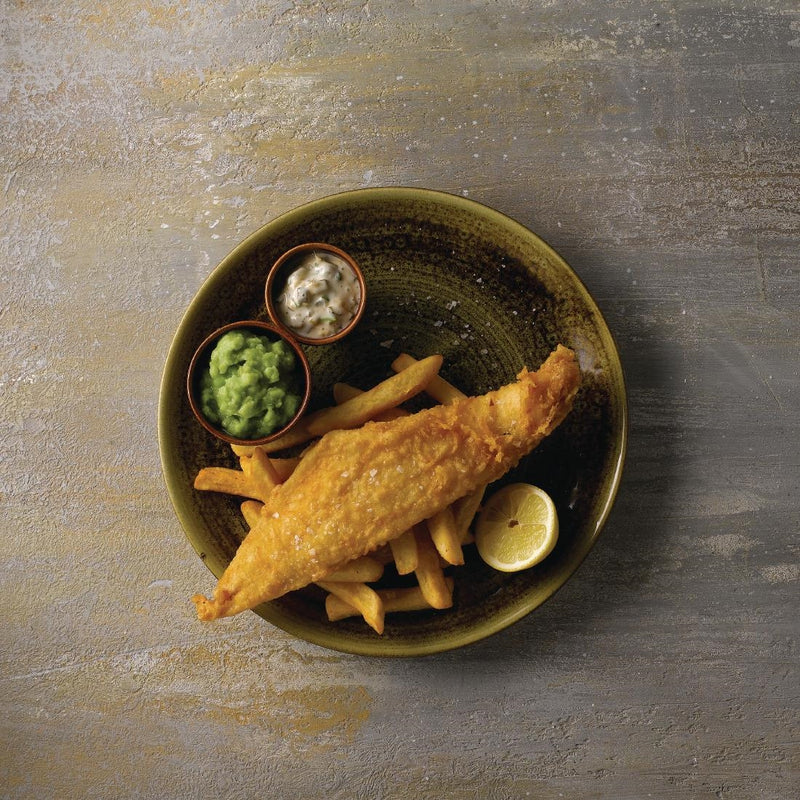 Stonecast Plume Olive Coupe Plate 8 2/3 " (Pack of 12)