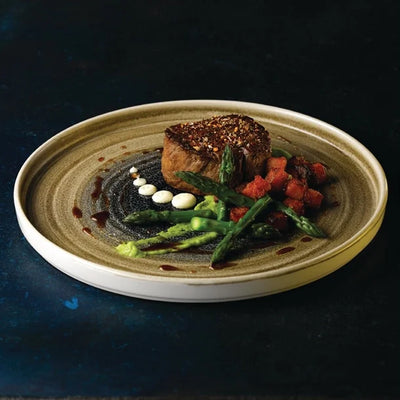 Stonecast Aqueous Bayou Walled Plate 8 1-4 " (Box 6)