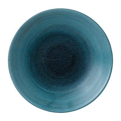 Stonecast Aqueous Lagoon Deep Coupe Plate 10 " (Box 12)