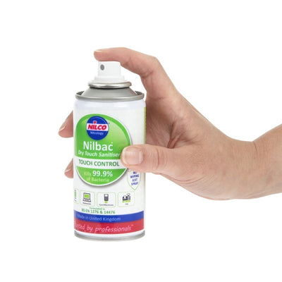 Nilco Nilbac Dry Touch Surface Sanitiser Aerosol 150ml