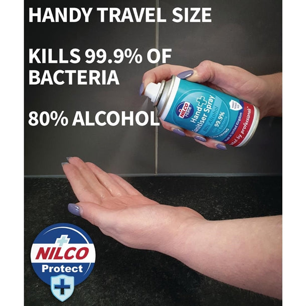 Nilco Antibacterial Hand Sanitiser Aerosol 150ml