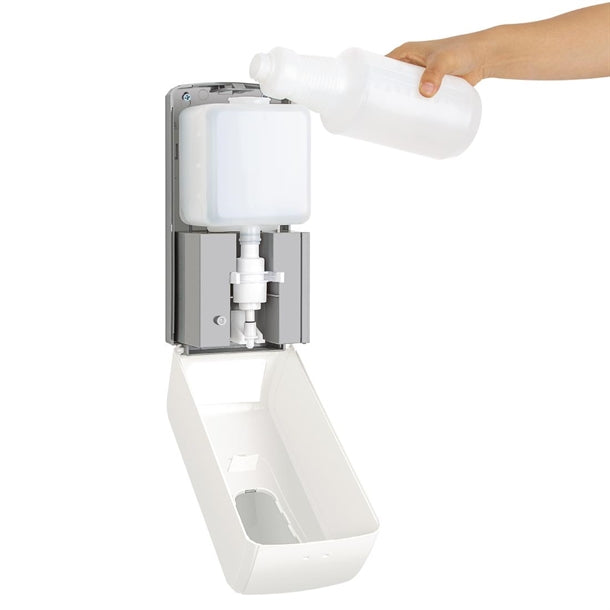 Jantex Automatic Spray Hand Soap and Sanitiser Dispenser 1Ltr