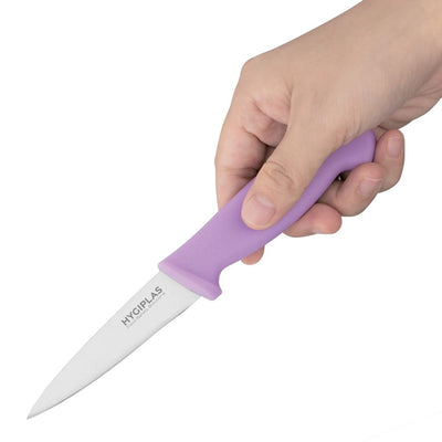 Hygiplas Paring Knife Purple 8.9cm