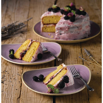 Churchill Stonecast Lavender Lotus Plate 228mm (Pack of 12)