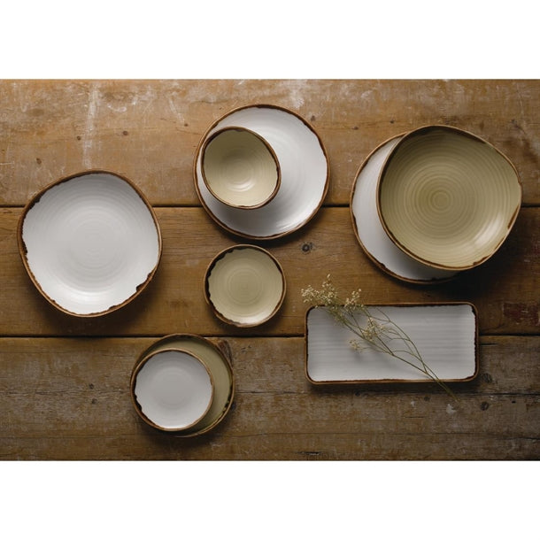 Dudson Harvest Natural Organic Coupe Flat Plate 317mm (Pack of 6)
