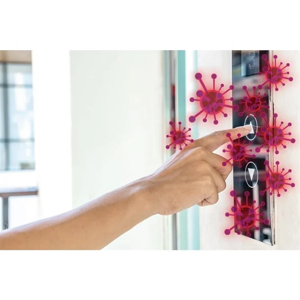 SteriStik Antibacterial Door Push 225x75mm (Pack of 10)