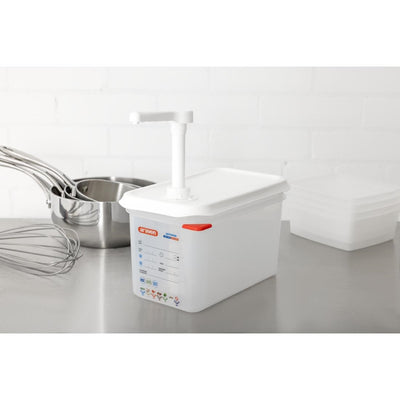Araven Sauce Dispenser with Pump 1-4GN