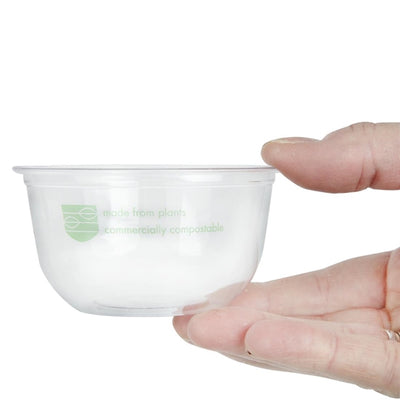 Vegware 96-Series Compostable PLA Deli Pots 8oz (Pack of 1000)