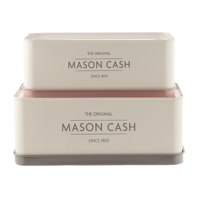 Mason & Cash Innovative Kitchen Set of 2 Rectangular Tins