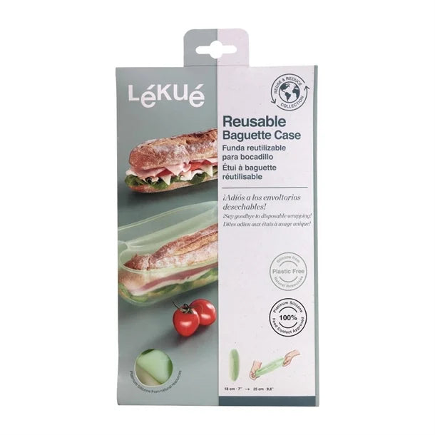 Lekue Reusable Silicone Baguette Case