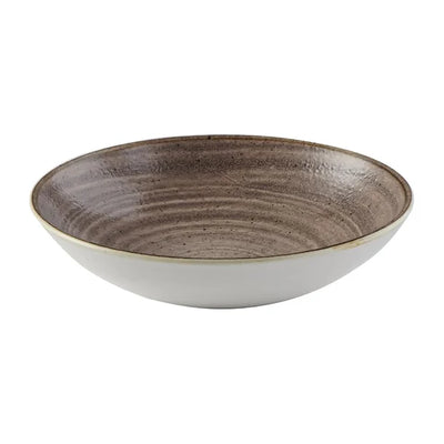 Churchill Stonecast Raw Evolve Coupe Bowl Brown 248mm (Pack of 12)