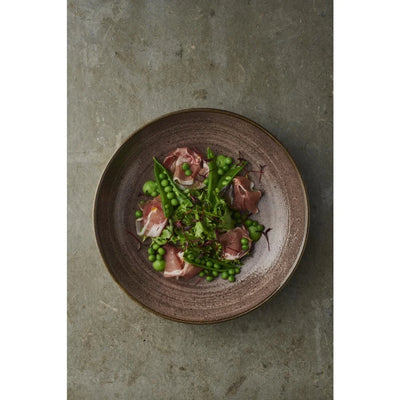 Churchill Stonecast Raw Coupe Bowl Brown 184mm (Pack of 12)