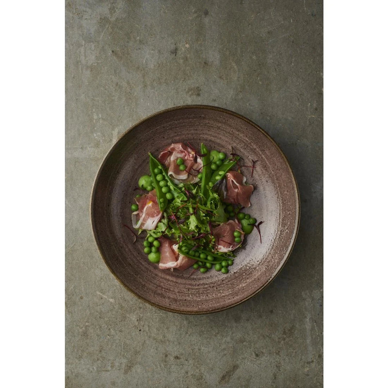 Churchill Stonecast Raw Coupe Bowl Brown 184mm (Pack of 12)