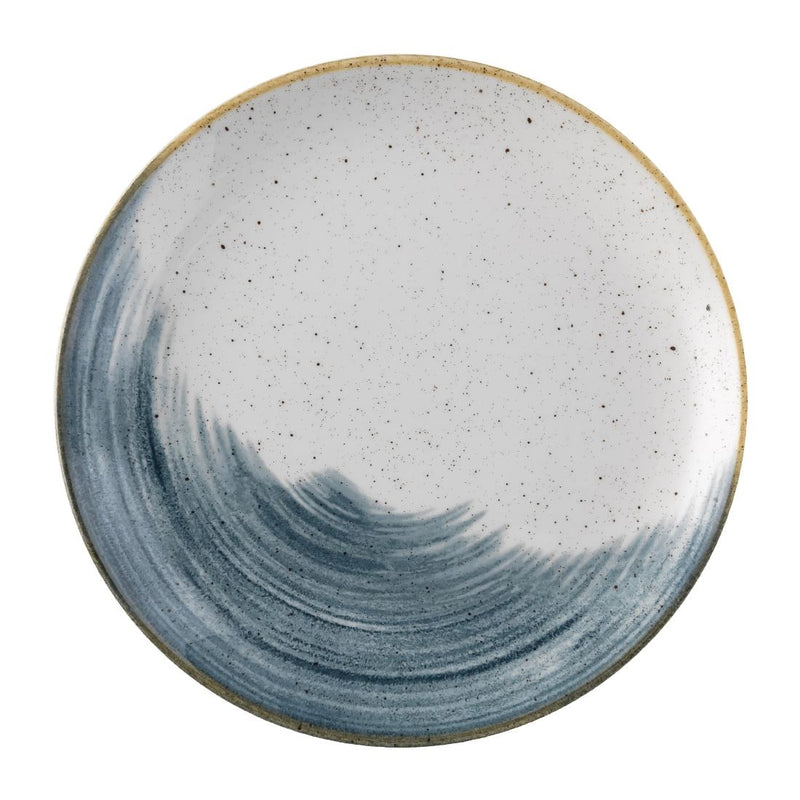 Churchill Stonecast Accents Evolve Coupe Plate Blueberry 165mm (Pack of 12)