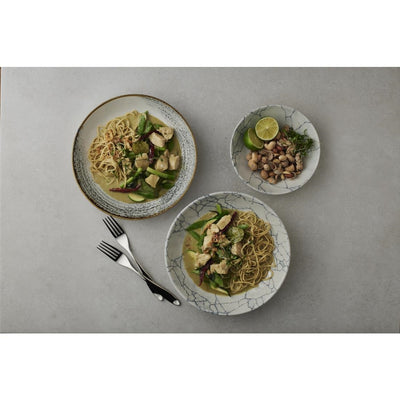 Churchill Studio Prints Homespun Accents Jasper Evolve Coupe Bowl Grey 248mm (Pack of 12)