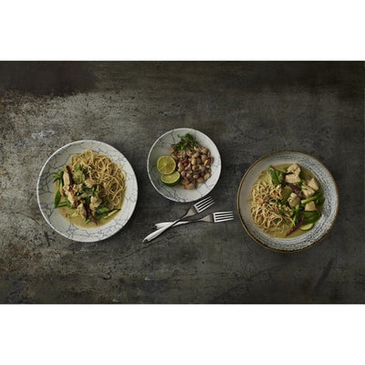 Churchill Studio Prints Homespun Accents Jasper Evolve Coupe Bowl Grey 248mm (Pack of 12)