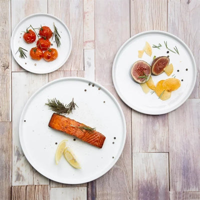 Olympia Whiteware Flat Round Plates 150mm (Pack of 6)