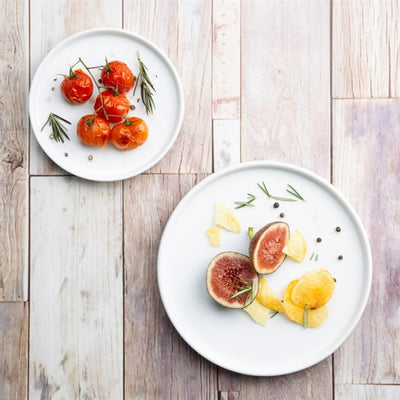 Olympia Whiteware Flat Round Plates 210mm (Pack of 6)