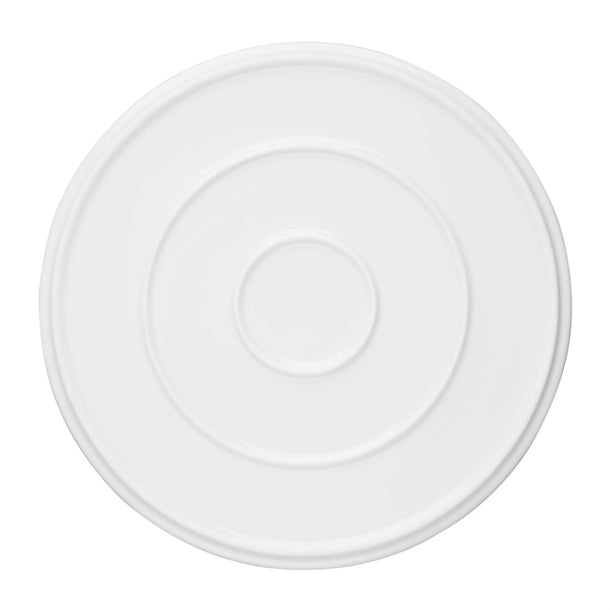 Olympia Whiteware Flat Round Plate 268mm (Pack of 4)