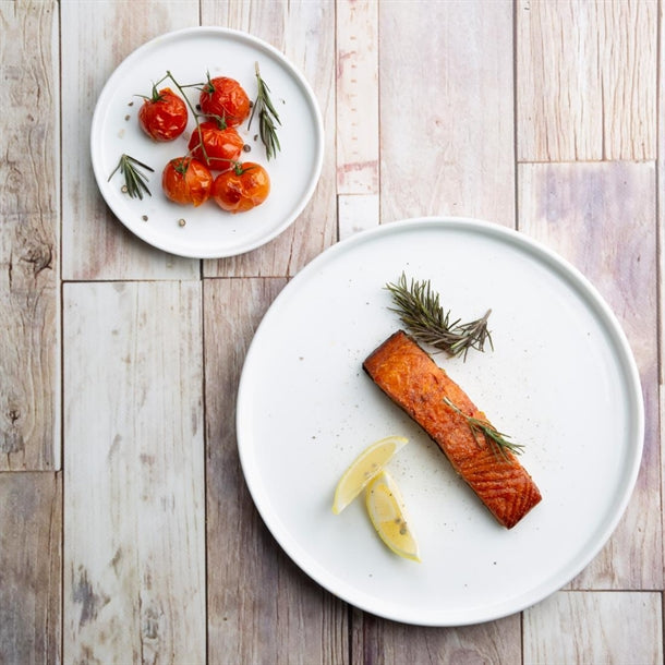 Olympia Whiteware Flat Round Plate 268mm (Pack of 4)