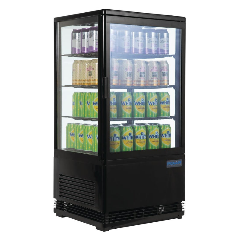 Polar C-Series Display Fridge 68Ltr Black