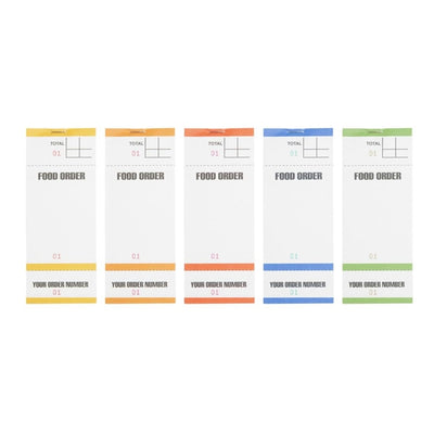 Bar Food Pad With Order Tickets Single Leaf (Pack of 50)