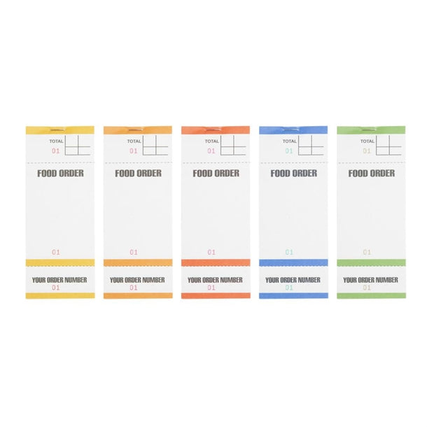 Bar Food Pad With Order Tickets Single Leaf (Pack of 50)