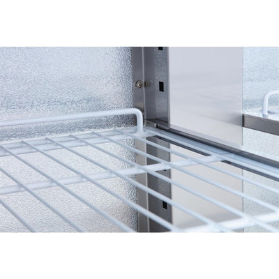 Polar G-Series Upright Double Door Fridge 1200Ltr White