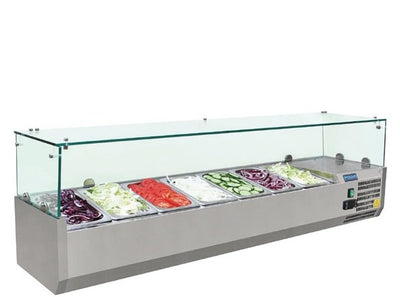 Polar G-Series Countertop Prep Fridge 7x 1-4GN
