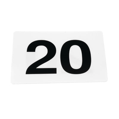 Plastic Table Numbers Inserts 1-25
