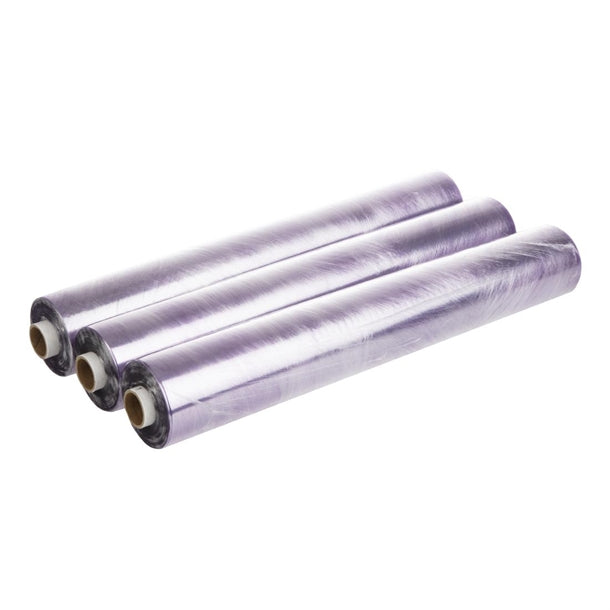 Pre-Perforated Cling Film 450mm x 500m (Pack of 3)