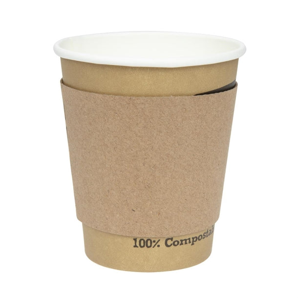 Corrugated Cup Sleeves for 8oz Cup (Pack of 1000)
