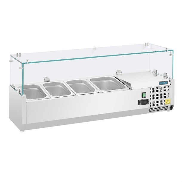 Polar G-Series Countertop Prep Fridge 3x 1-3GN & 1x 1-2GN