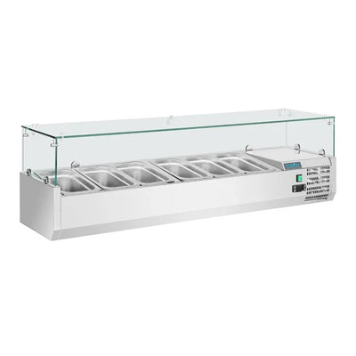 Polar G-Series Countertop Prep Fridge 5x 1-3GN & 1x 1-2GN