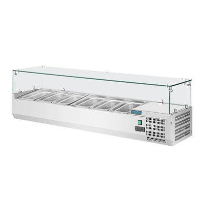 Polar G-Series Countertop Prep Fridge 5x 1-3GN & 1x 1-2GN