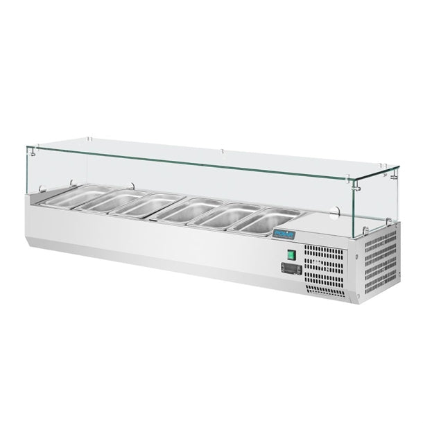 Polar G-Series Countertop Prep Fridge 5x 1-3GN & 1x 1-2GN