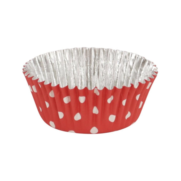 PME Cupcake Foil Lined Baking Cases Polka Dot (Pack of 30)